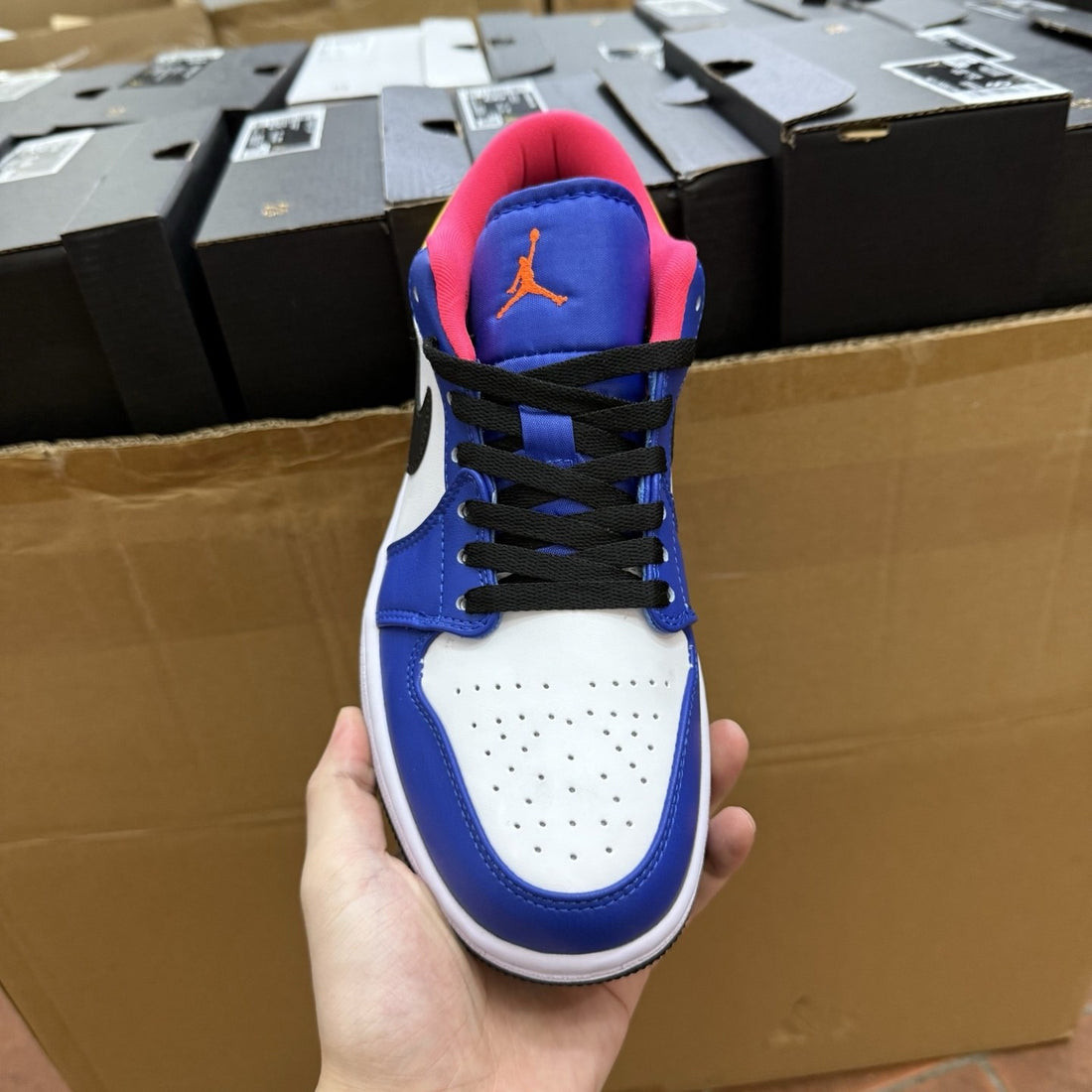 Air Jordan 1 Low Yellow Royal Toe