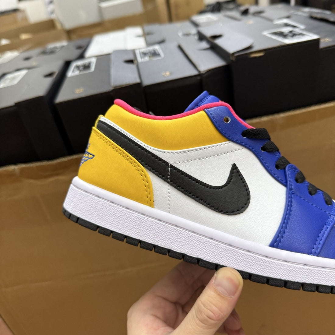 Air Jordan 1 Low Yellow Royal Toe