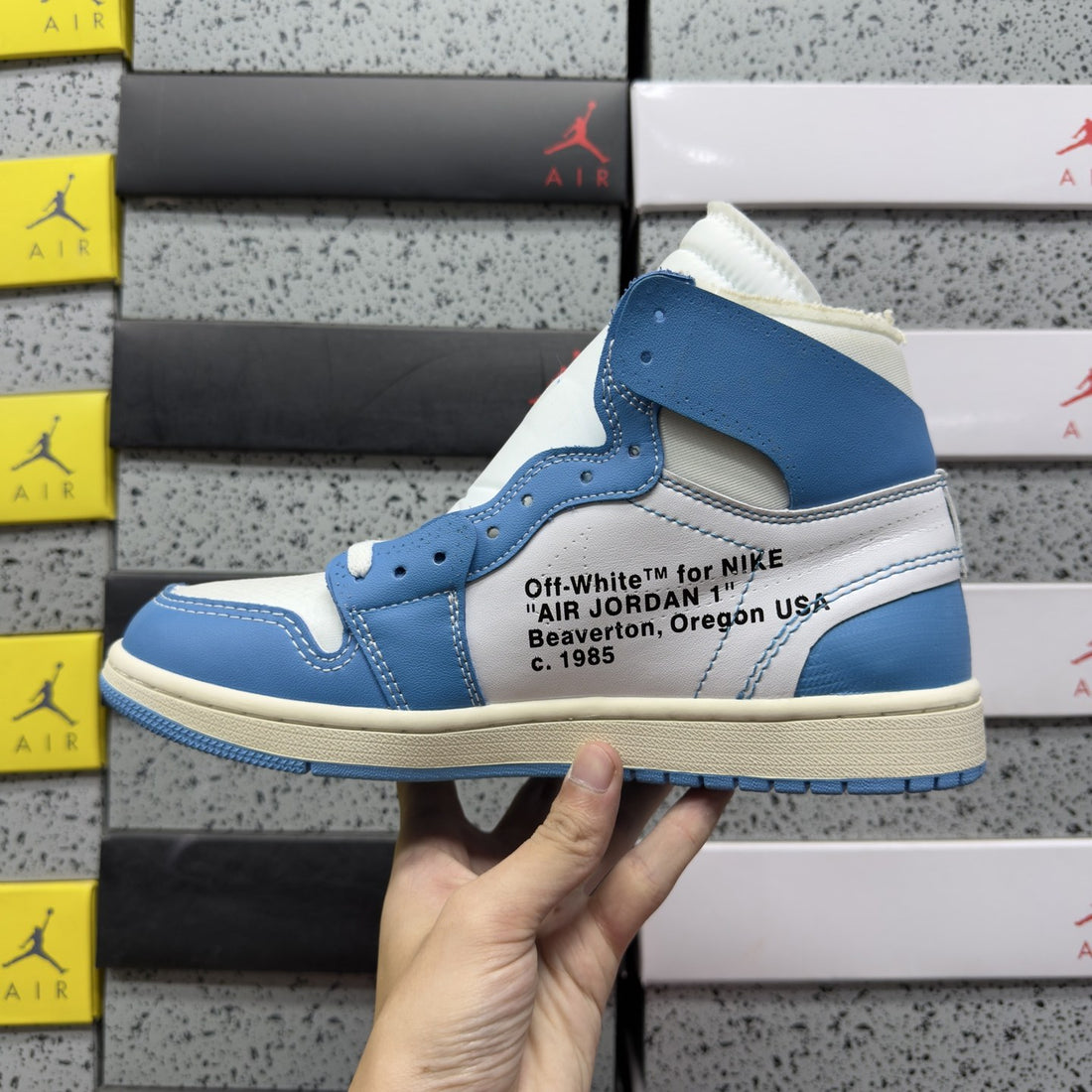 Air Jordan 1 Off-White High UNC