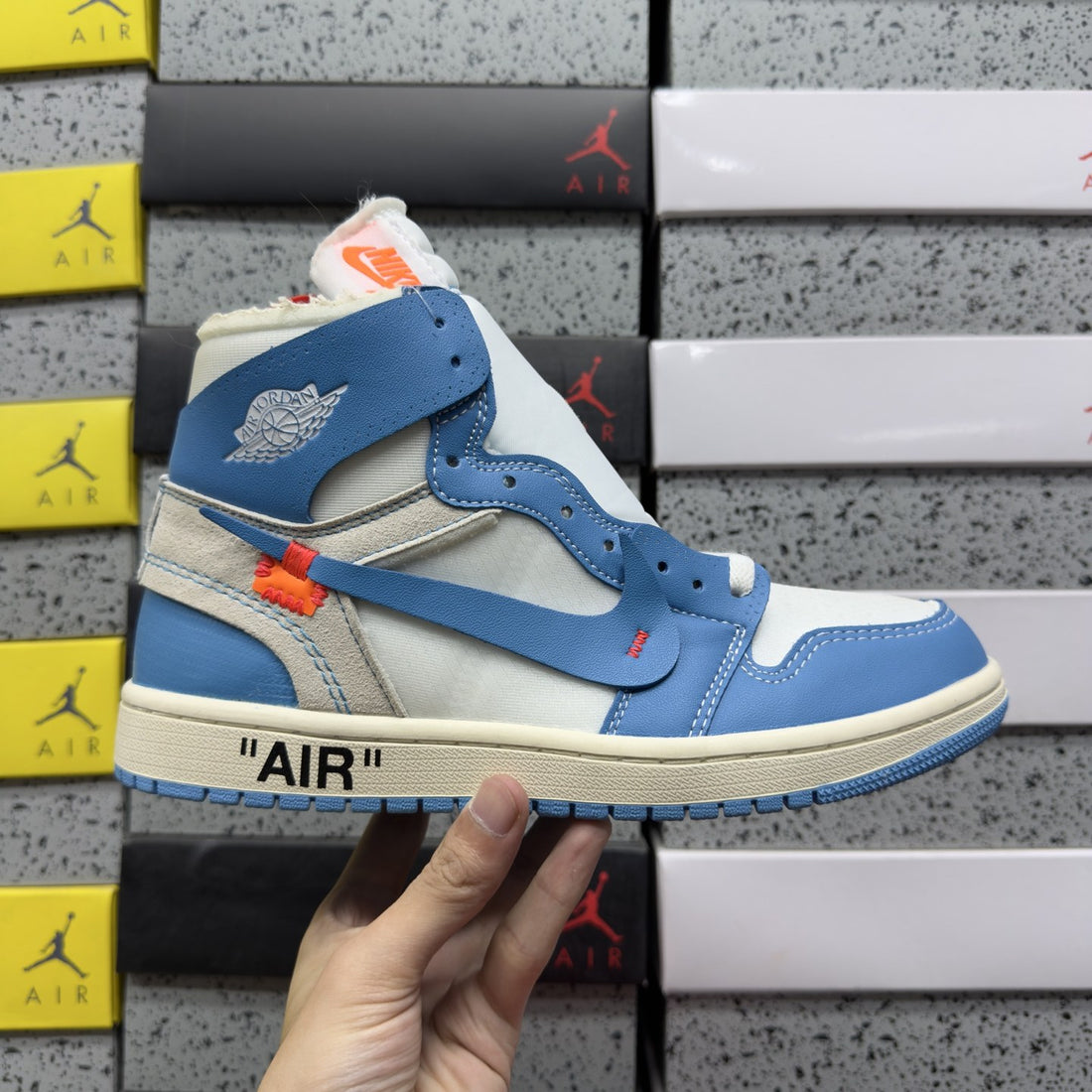 Air Jordan 1 Off-White High UNC