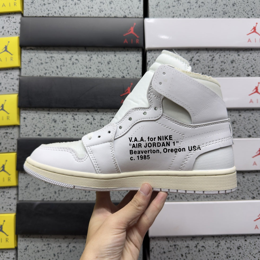 Air Jordan 1 Off-White High White
