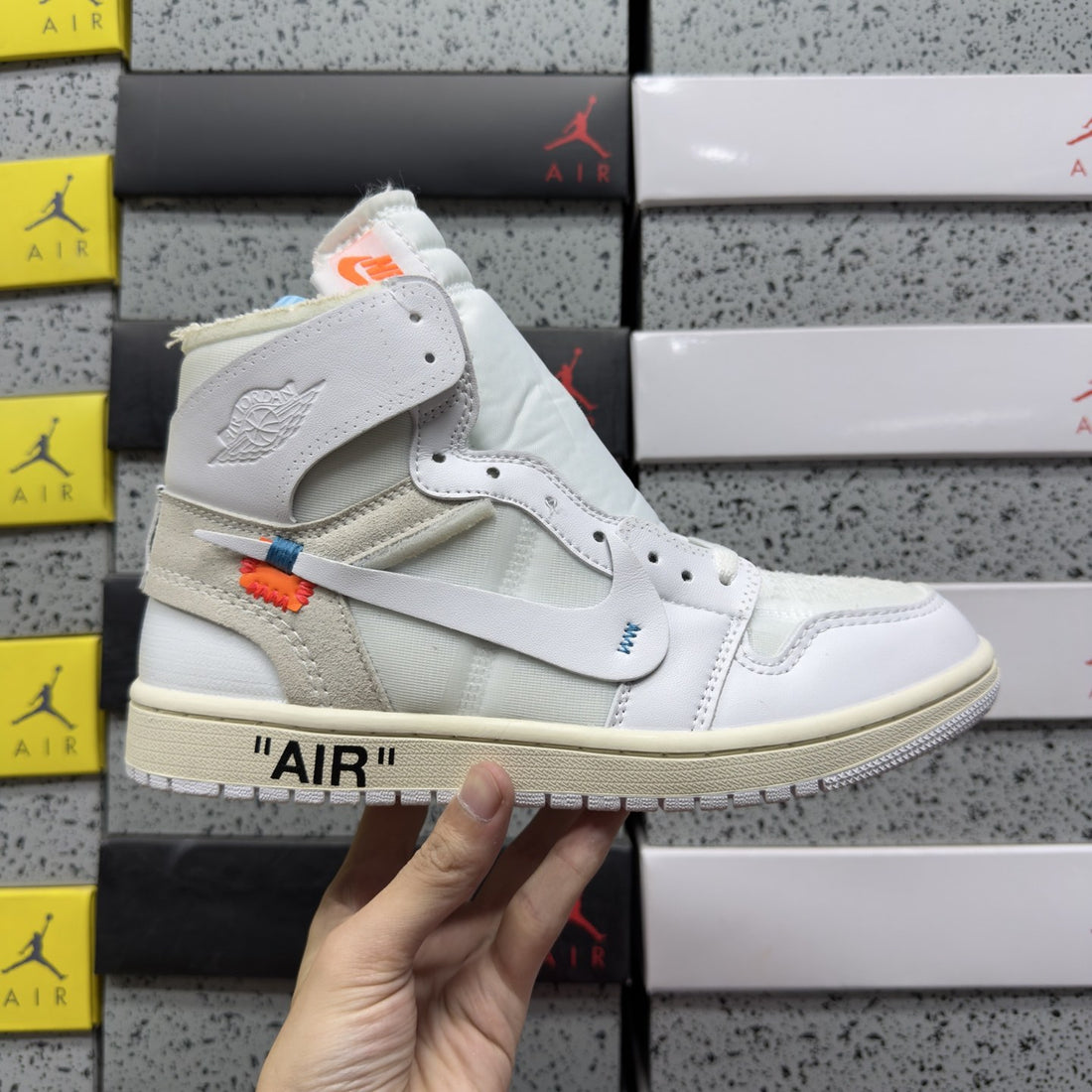 Air Jordan 1 Off-White High White