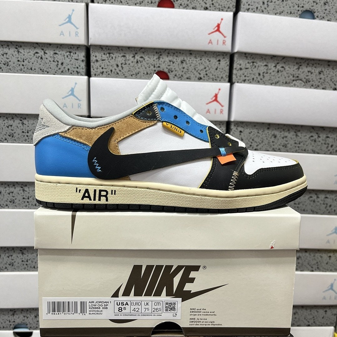 Air Jordan 1 Off-White Low UNC