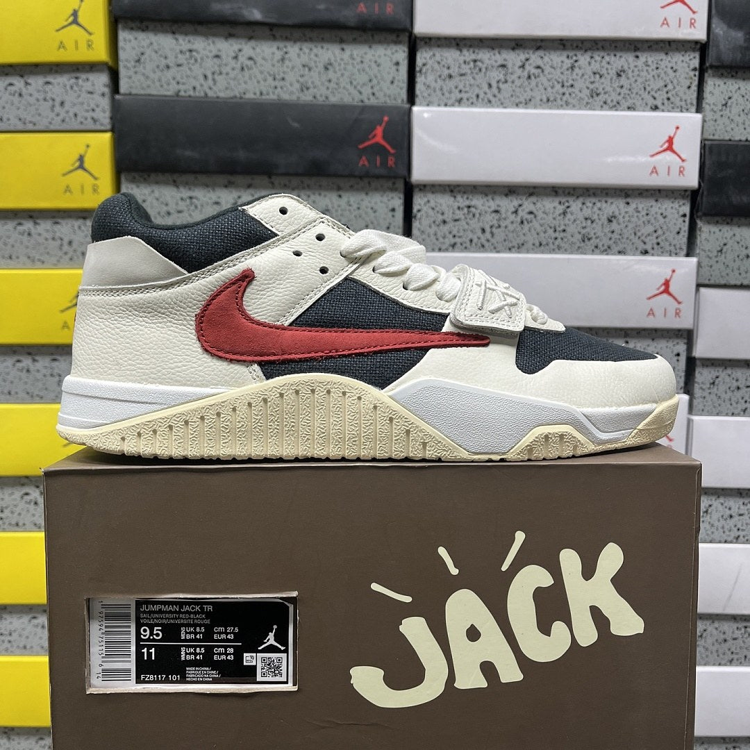 Air Jordan 1 Travis Scott Jumpman Jack Sail Red