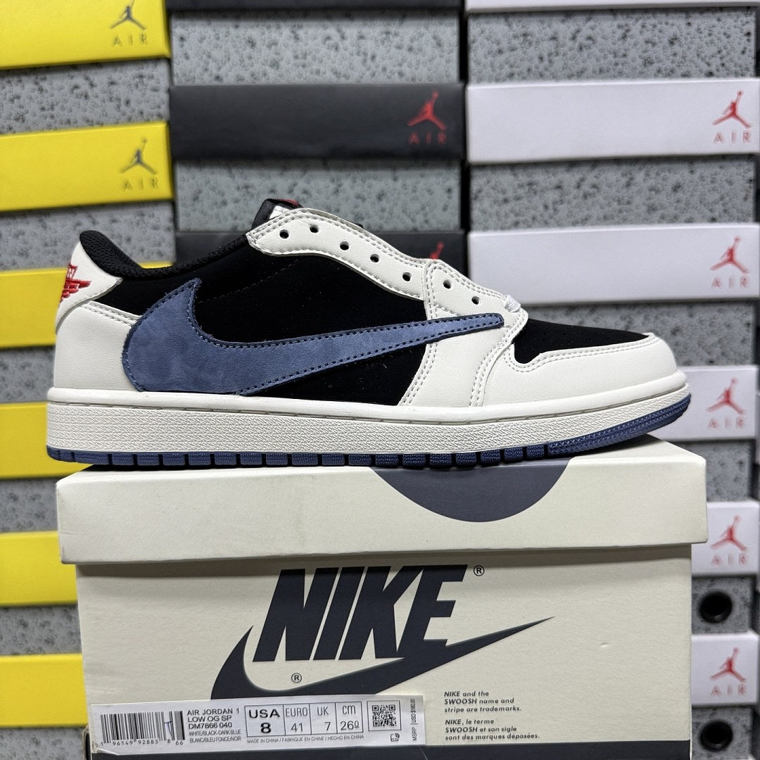 Air Jordan 1 Travis Scott Low Black Navy