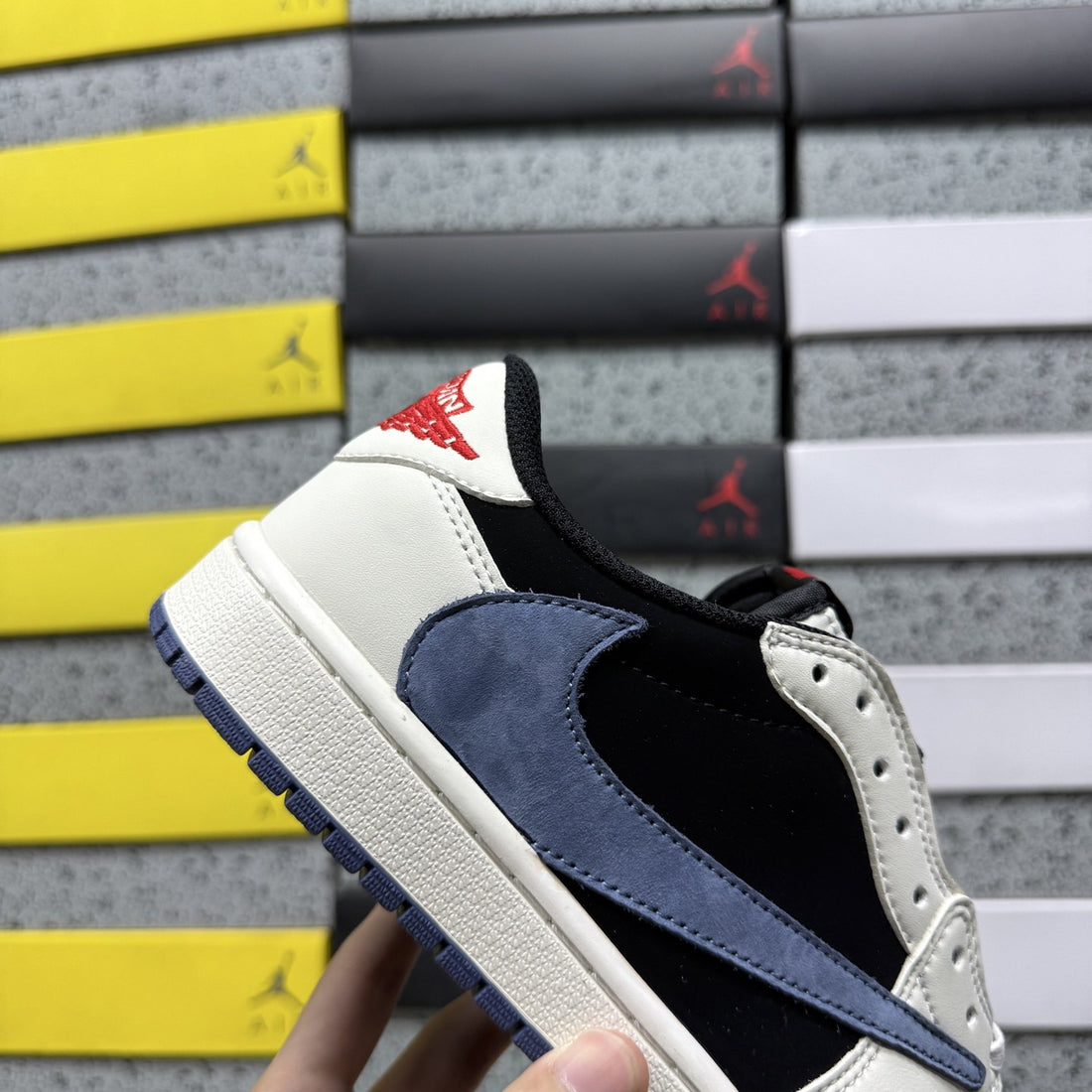 Air Jordan 1 Travis Scott Low Black Navy