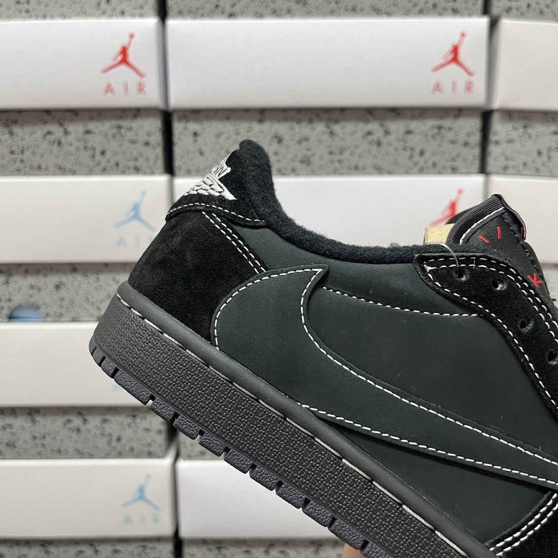Air Jordan 1 Travis Scott Low Black Olive