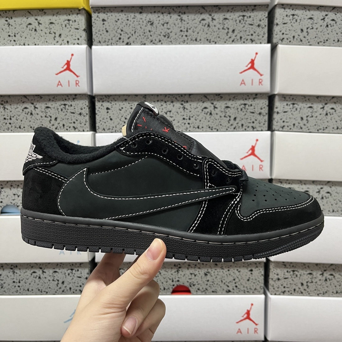 Air Jordan 1 Travis Scott Low Black Olive
