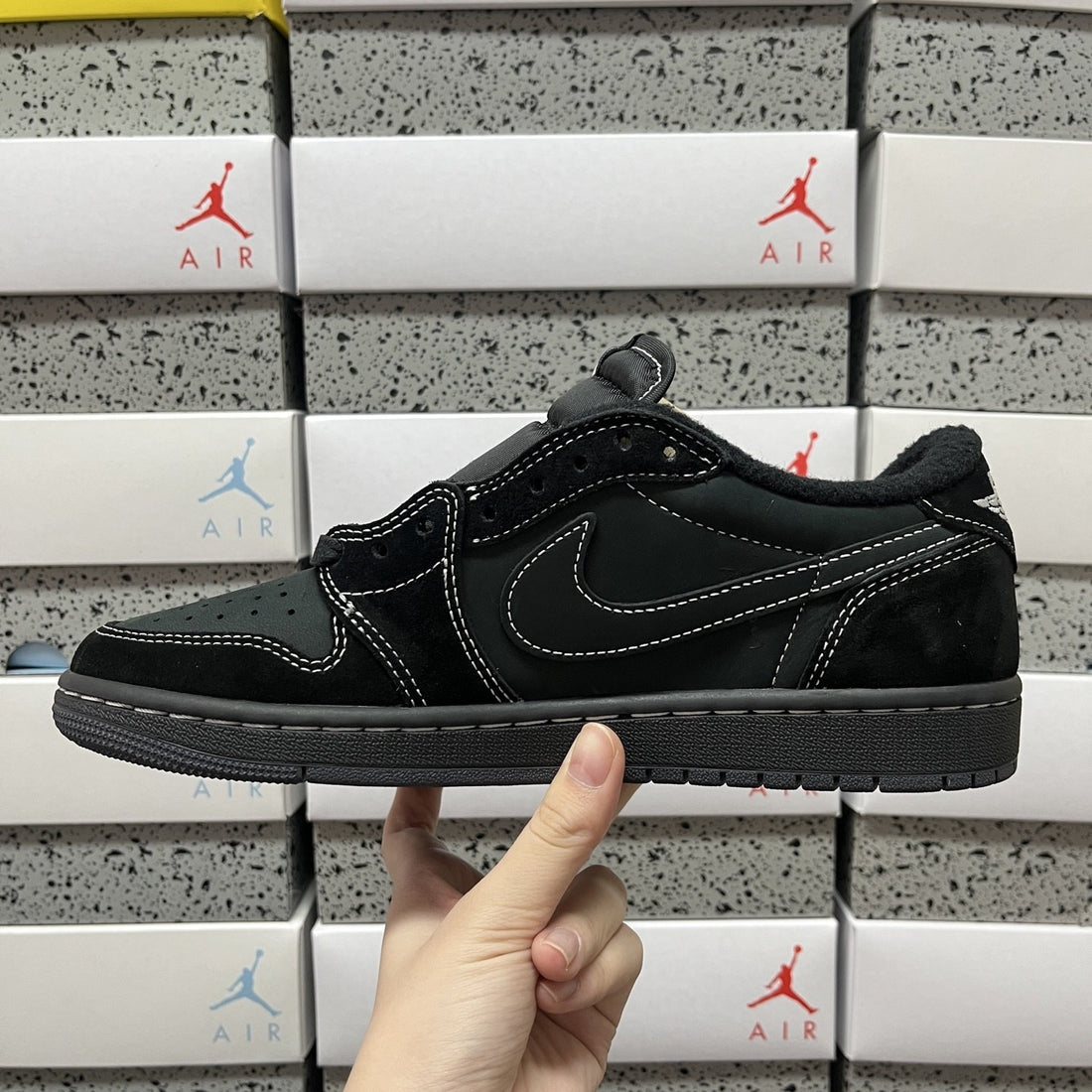 Air Jordan 1 Travis Scott Low Black Olive