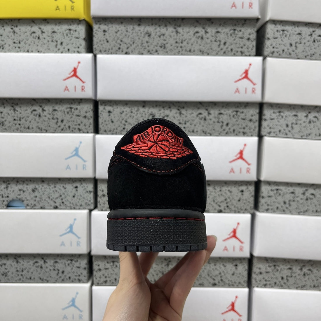 Air Jordan 1 Travis Scott Low Black Phantom Red
