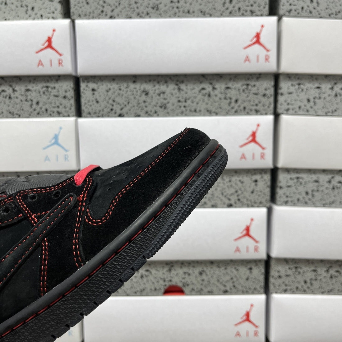 Air Jordan 1 Travis Scott Low Black Phantom Red