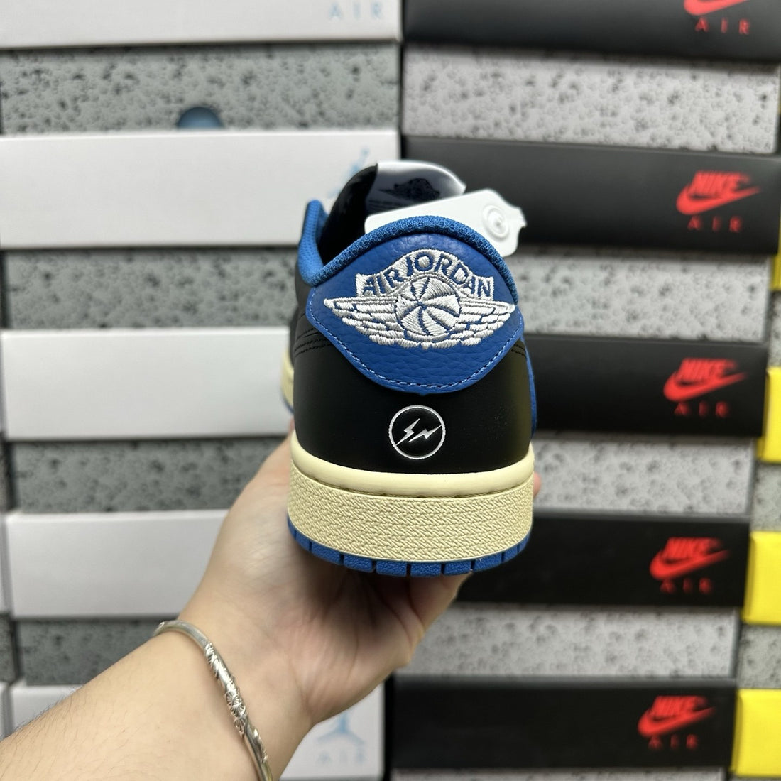 Air Jordan 1 Travis Scott Low Black Royal Blue