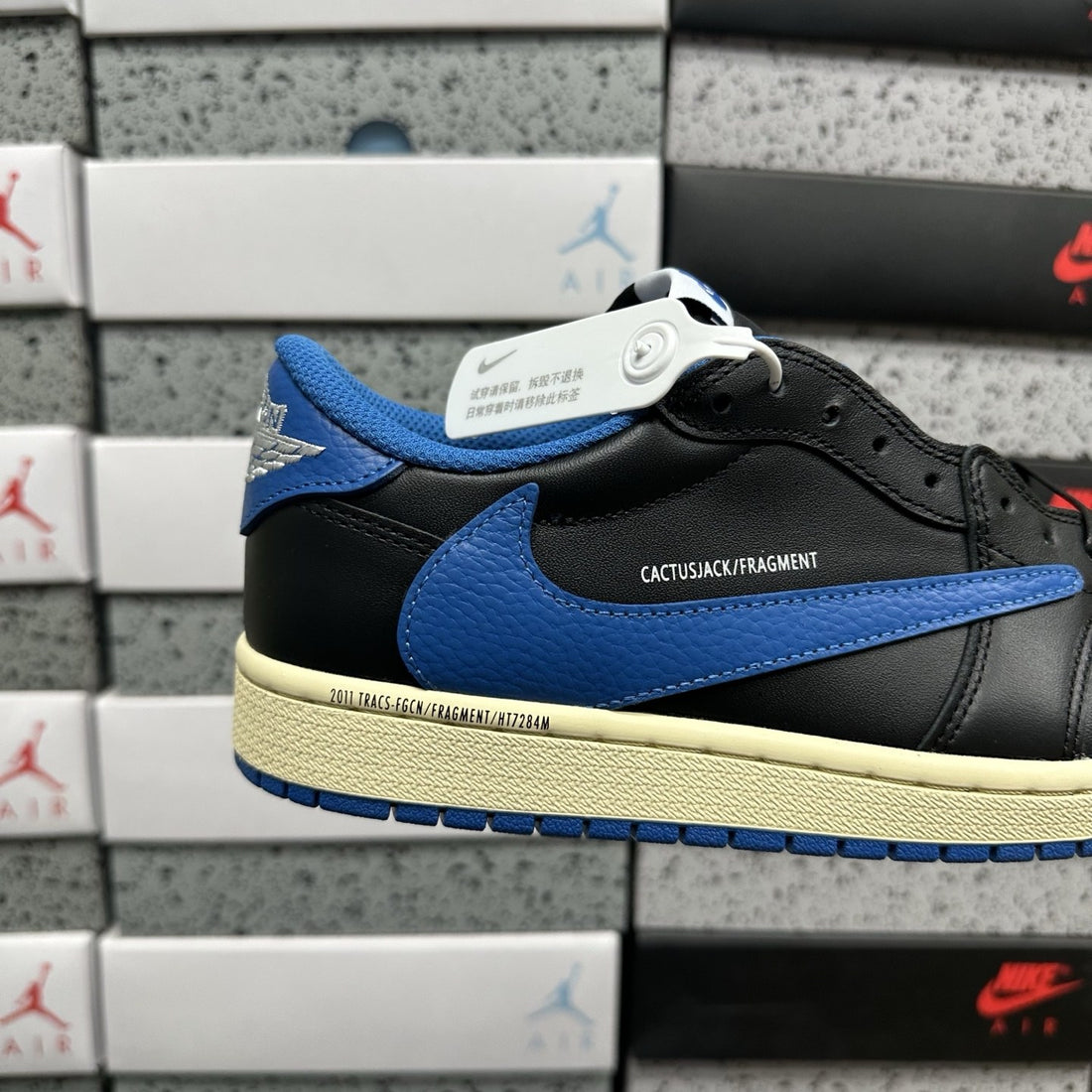 Air Jordan 1 Travis Scott Low Black Royal Blue