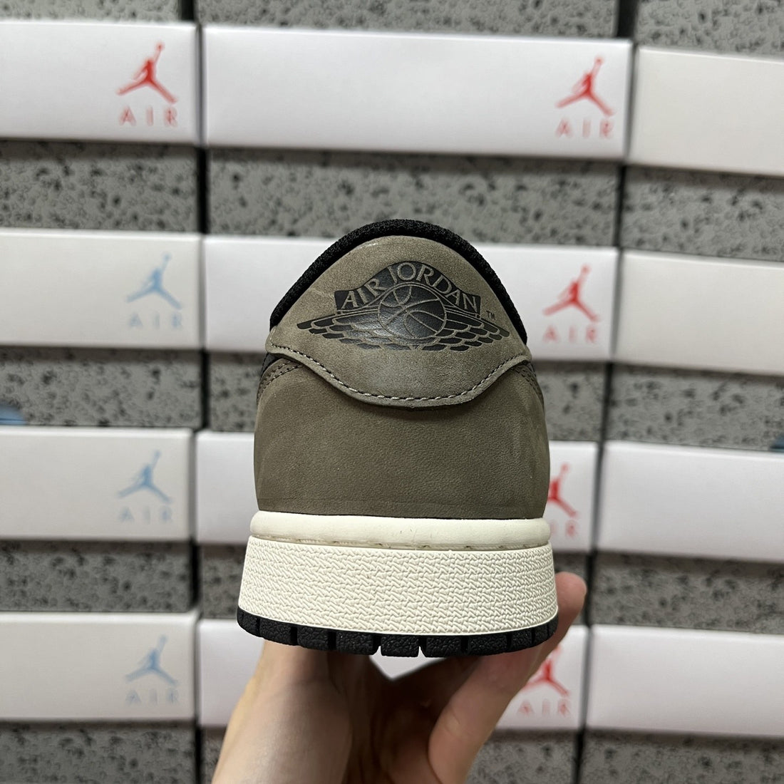 Air Jordan 1 Travis Scott Low Black Toe Mocha
