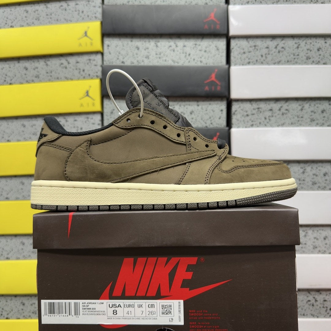 Air Jordan 1 Travis Scott Low Brown Suede