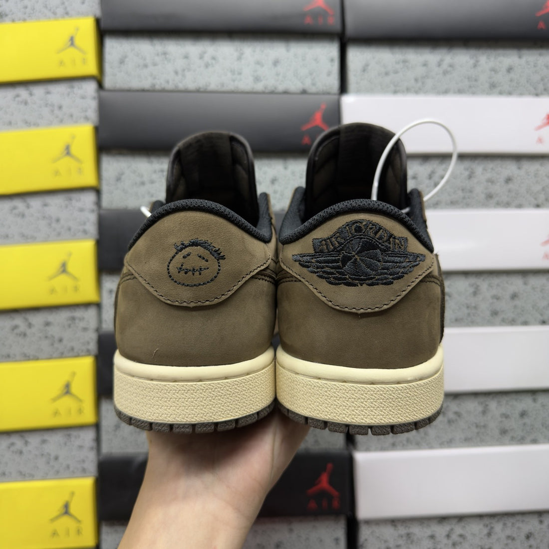 Air Jordan 1 Travis Scott Low Brown Suede