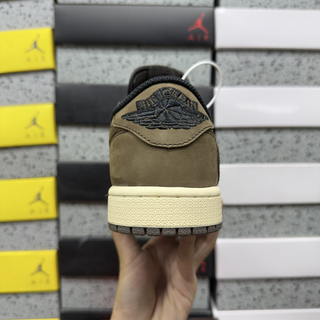 Air Jordan 1 Travis Scott Low Brown Suede