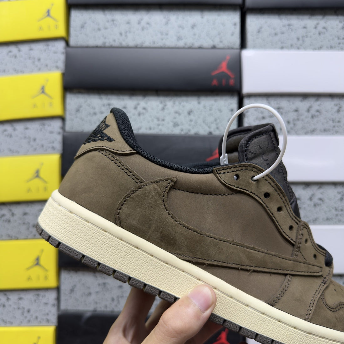 Air Jordan 1 Travis Scott Low Brown Suede