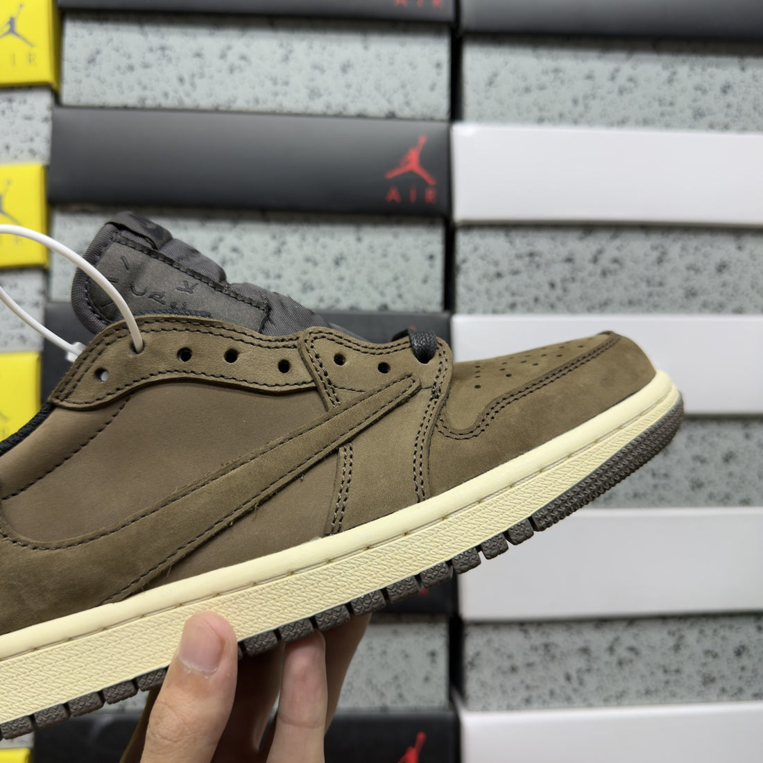 Air Jordan 1 Travis Scott Low Brown Suede