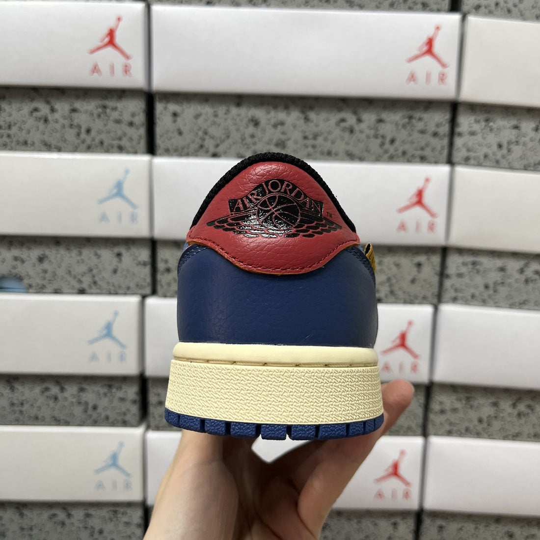 Air Jordan 1 Travis Scott Low Navy Red