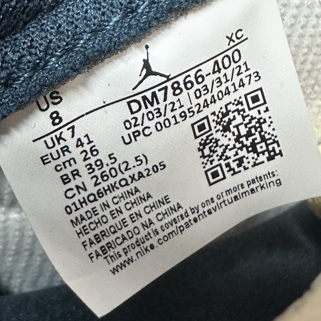 Air Jordan 1 Travis Scott Low Navy Sail