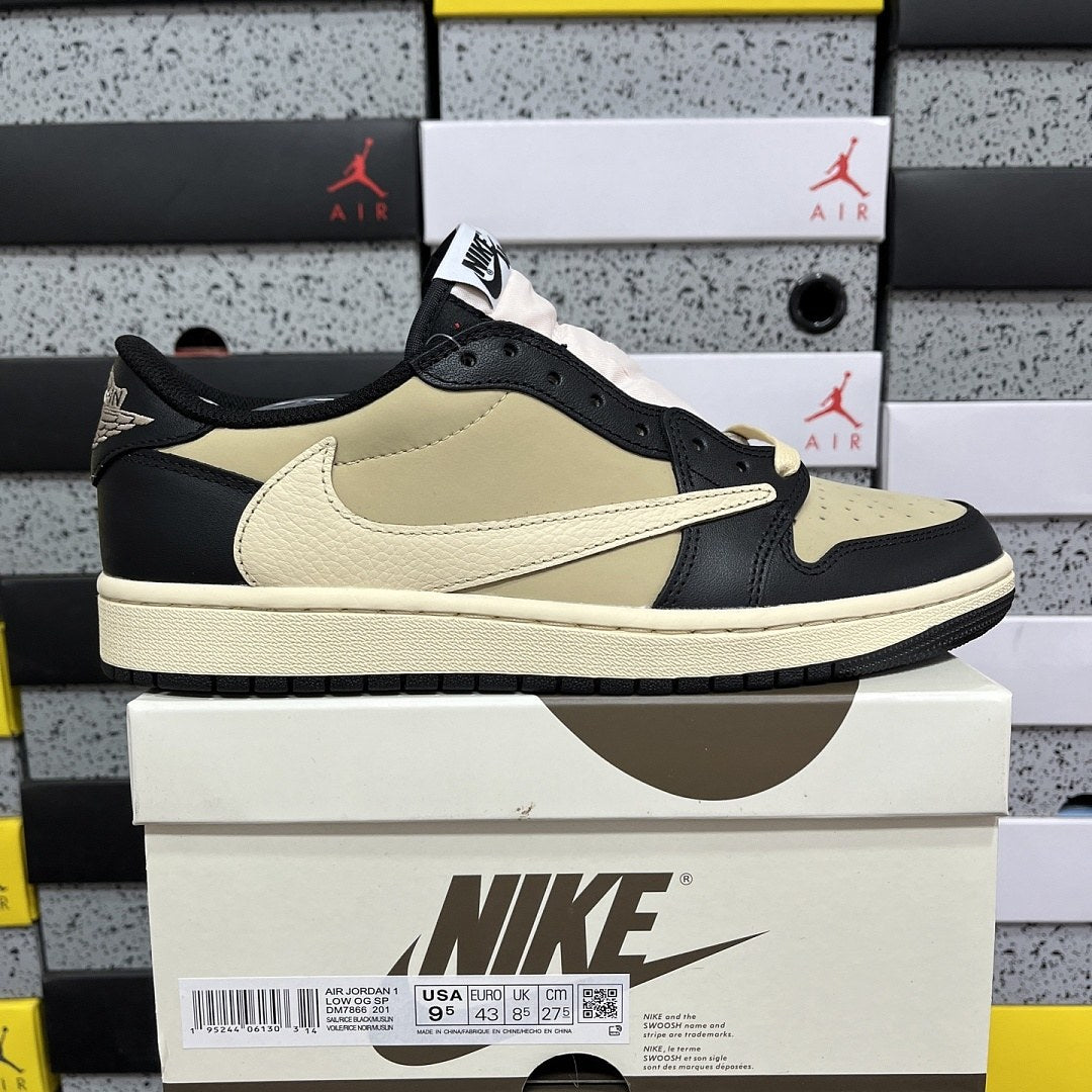 Air Jordan 1 Travis Scott Low Sail Tan