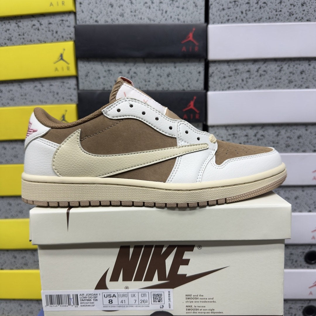 Air Jordan 1 Travis Scott Low Tan Sail