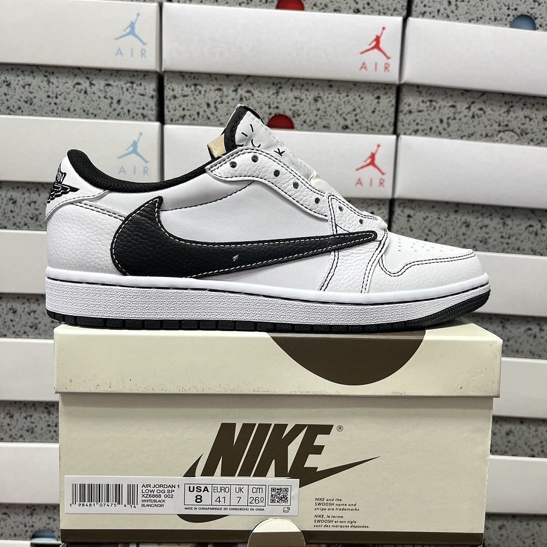 Air Jordan 1 Travis Scott Low White Black