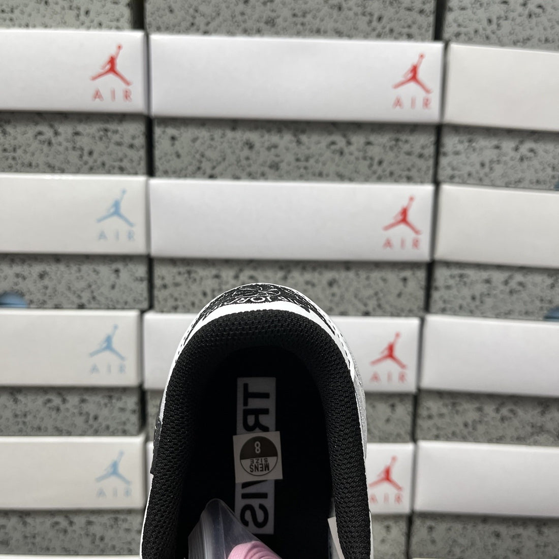 Air Jordan 1 Travis Scott Low White Black