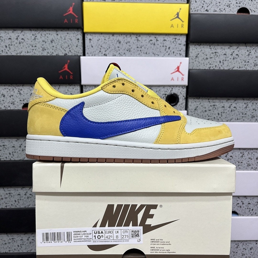 Air Jordan 1 Travis Scott Low Yellow Royal