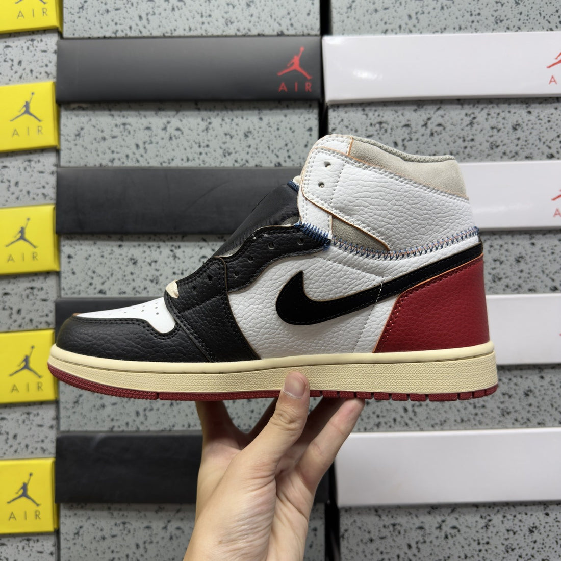 Air Jordan 1 Union High Black Toe