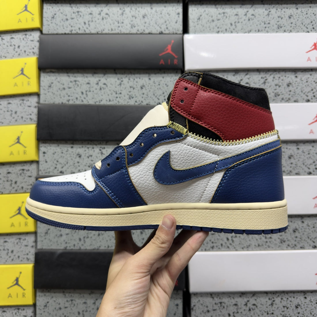 Air Jordan 1 Union High Storm Blue