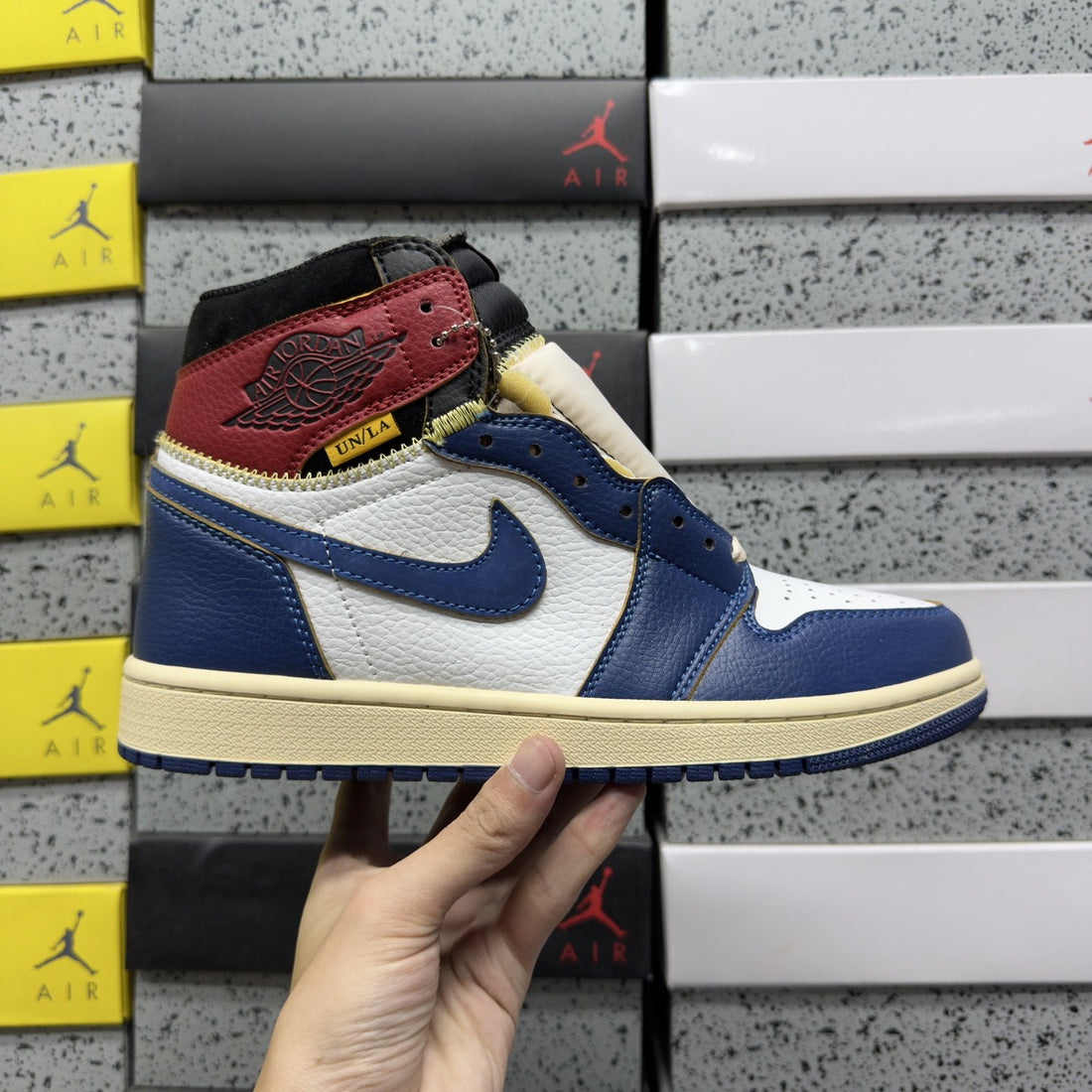 Air Jordan 1 Union High Storm Blue