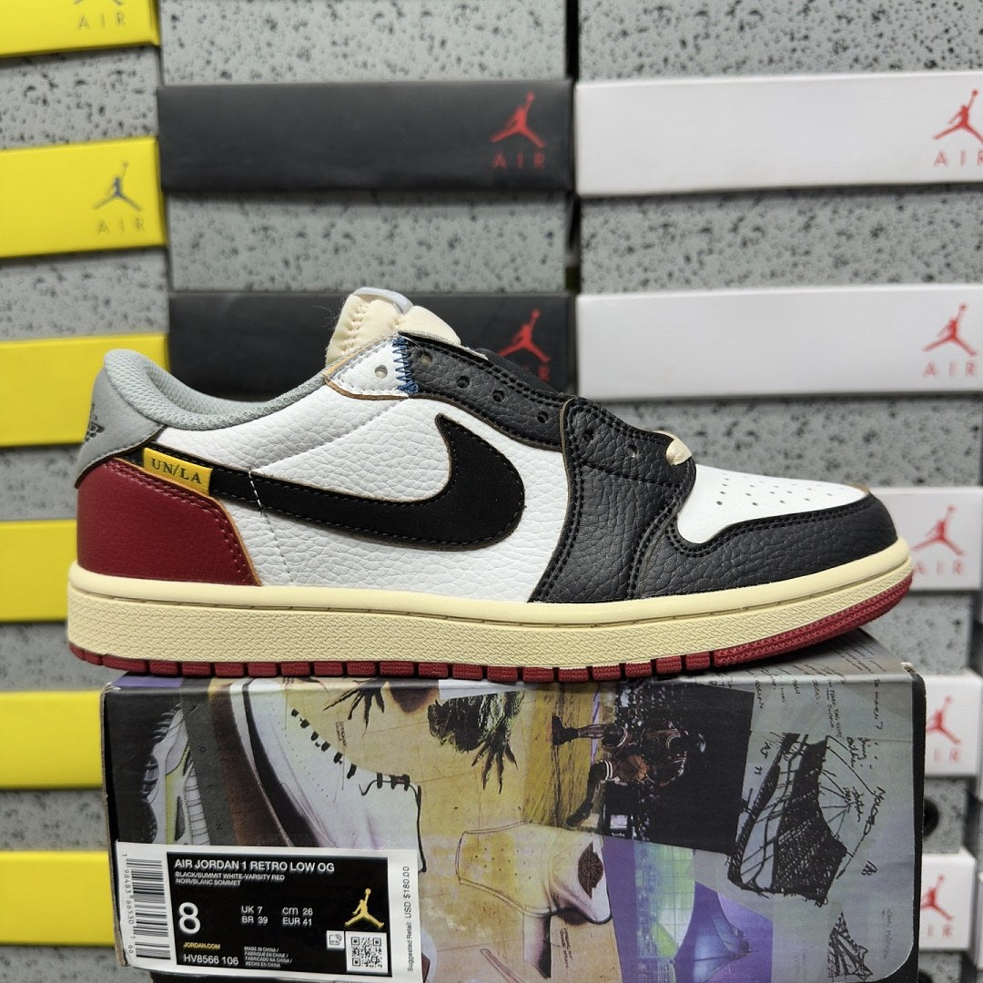 Air Jordan 1 Union Low Black Toe