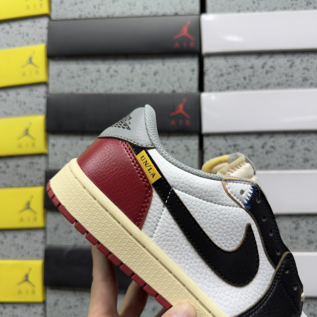 Air Jordan 1 Union Low Black Toe