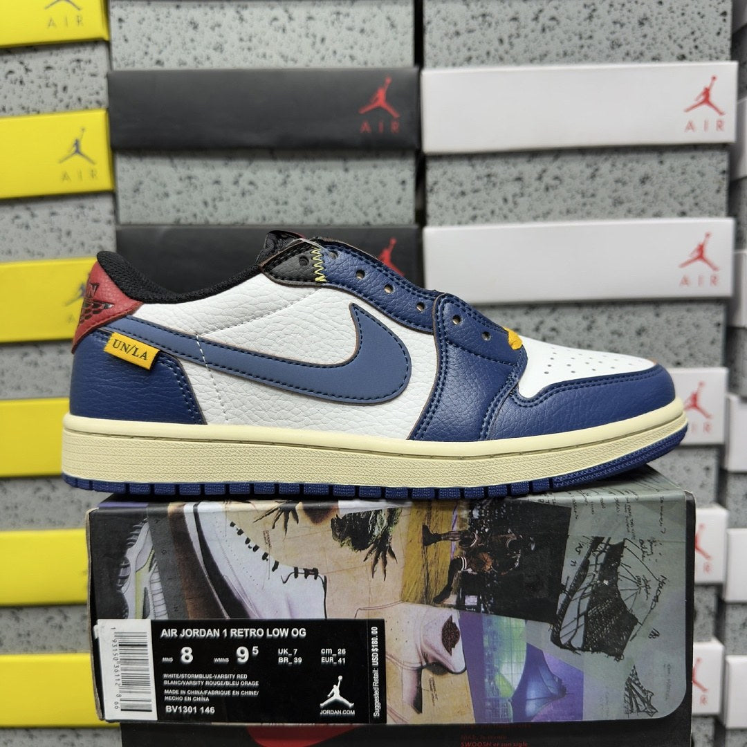 Air Jordan 1 Union Low Storm Blue