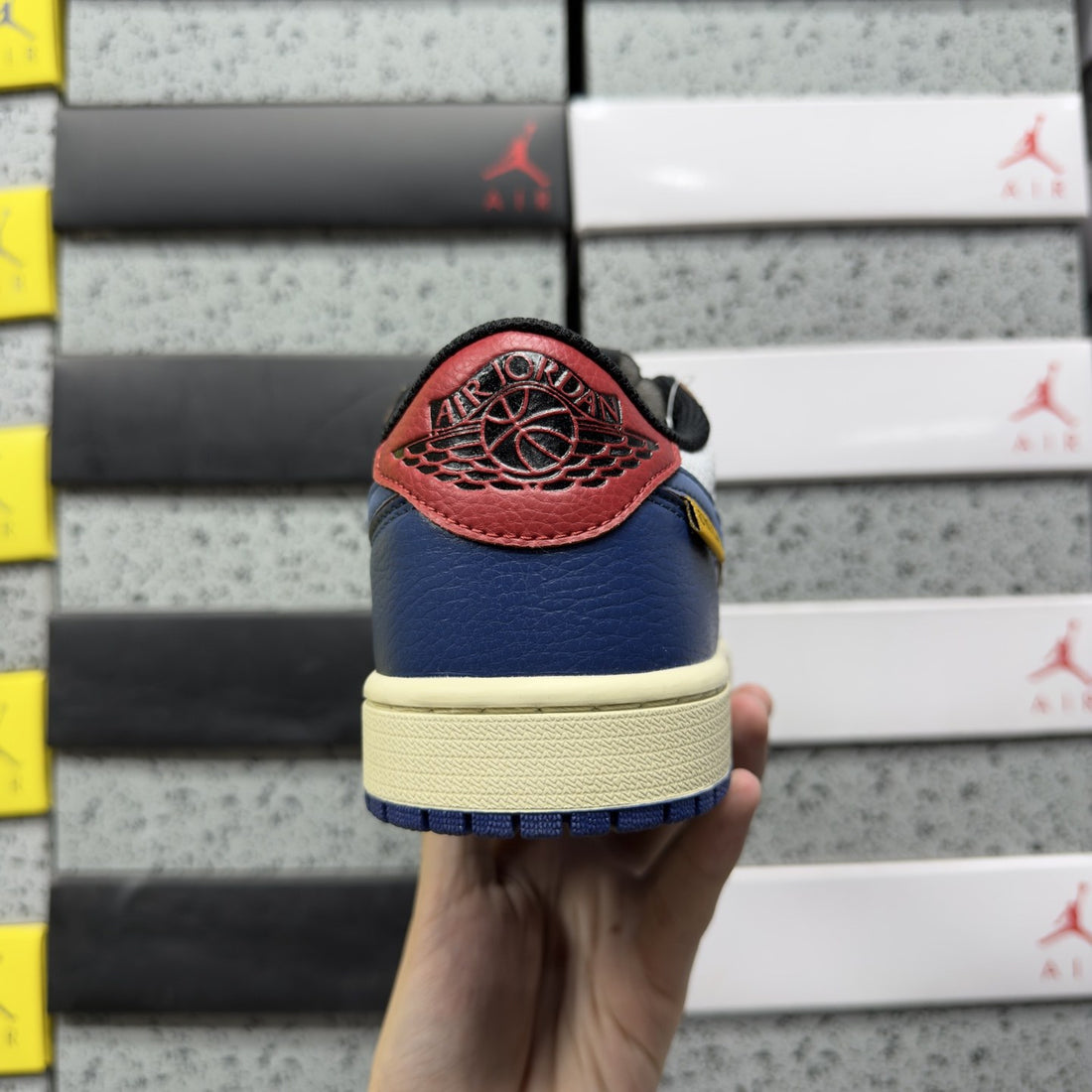 Air Jordan 1 Union Low Storm Blue
