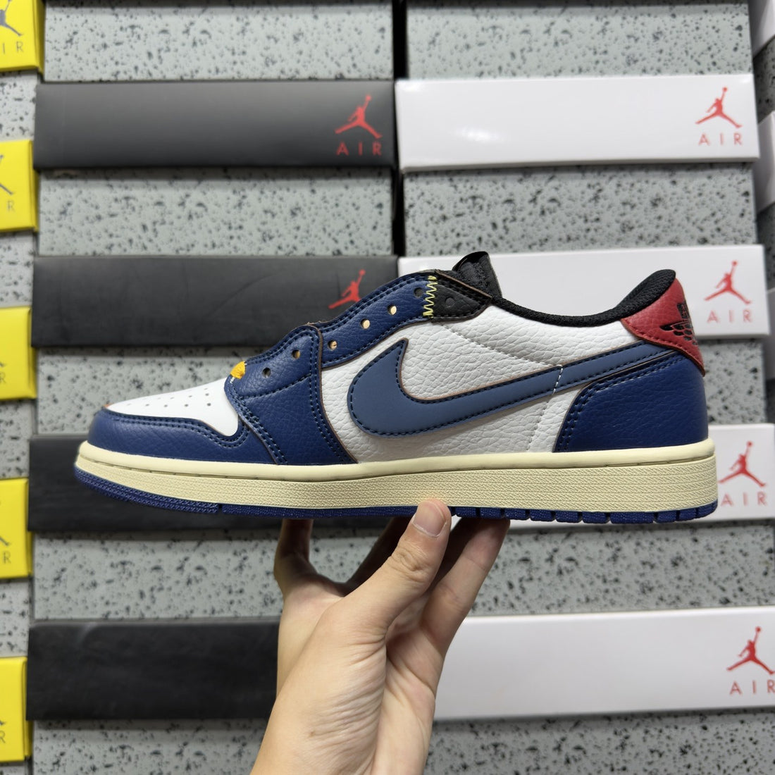 Air Jordan 1 Union Low Storm Blue