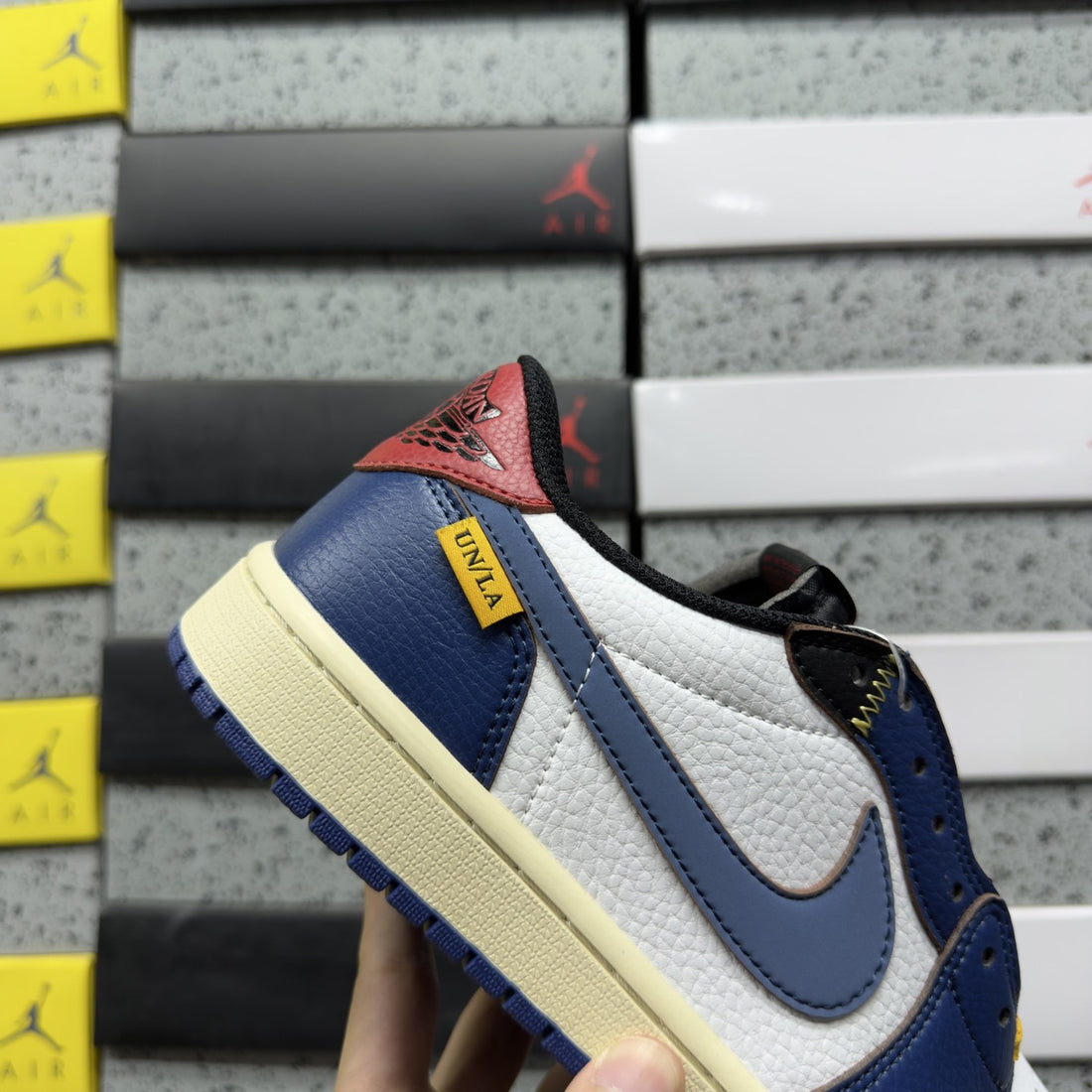 Air Jordan 1 Union Low Storm Blue