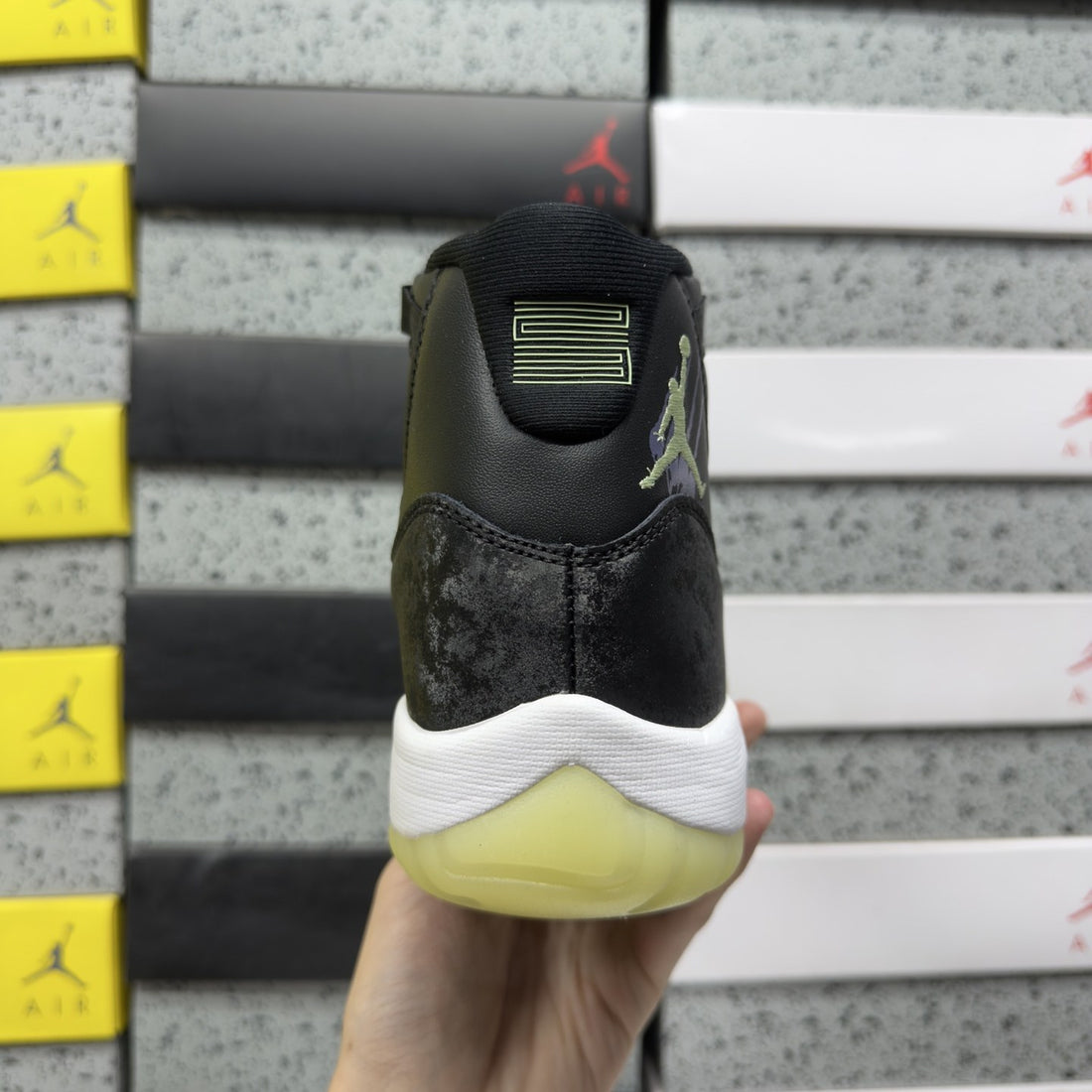 Air Jordan 11 Black Suede Space