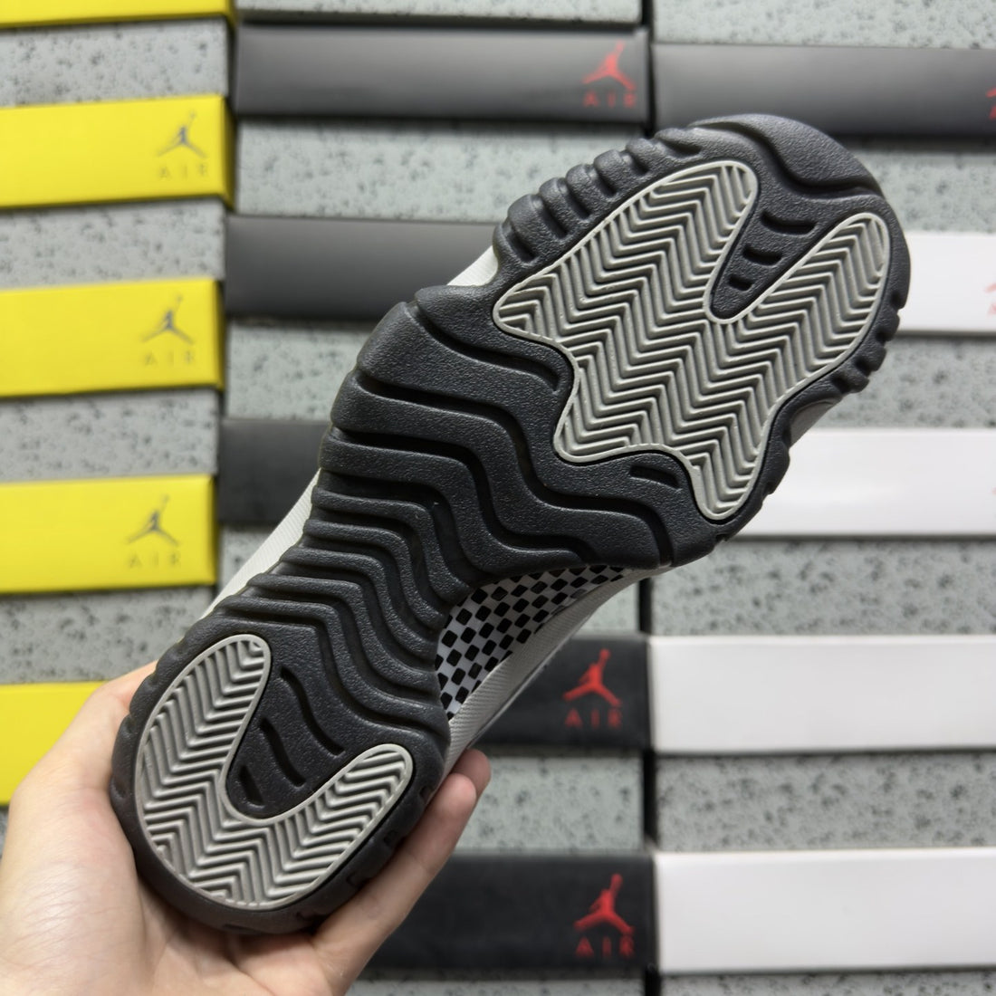 Air Jordan 11 Grey Black Patent