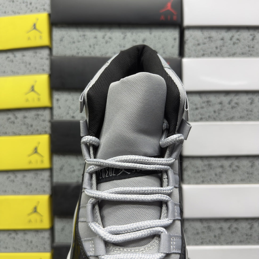 Air Jordan 11 Grey Black Patent