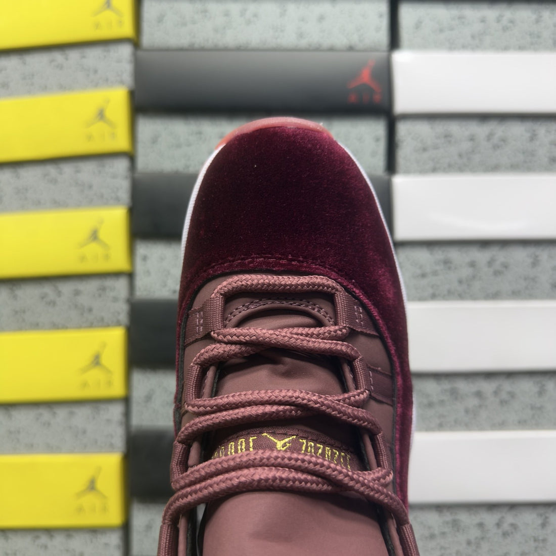 Air Jordan 11 Heiress Velvet Burgundy