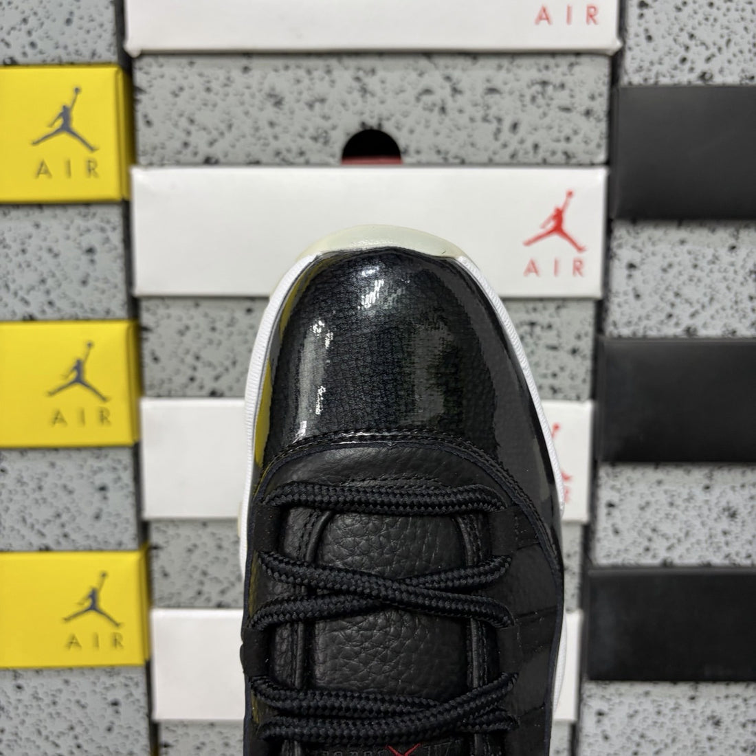 Air Jordan 11 Low Black Leather