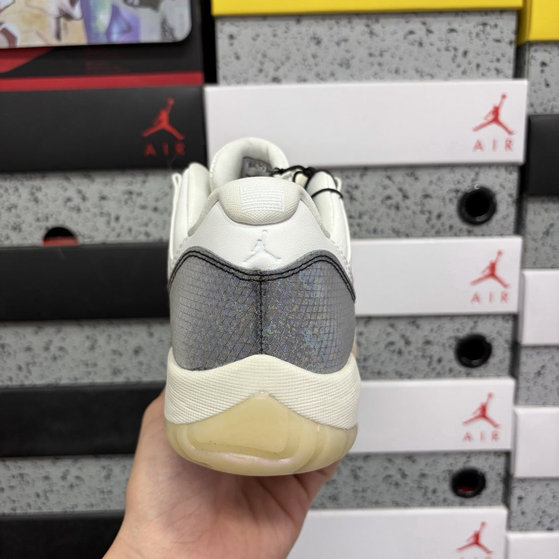 Air Jordan 11 Low Grey Suede