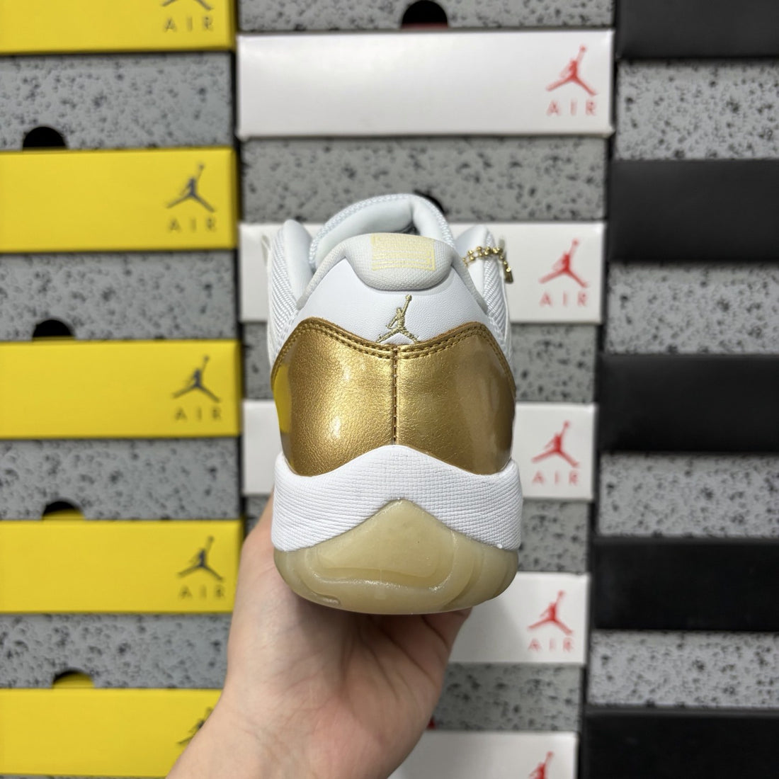 Air Jordan 11 Low Metallic Gold