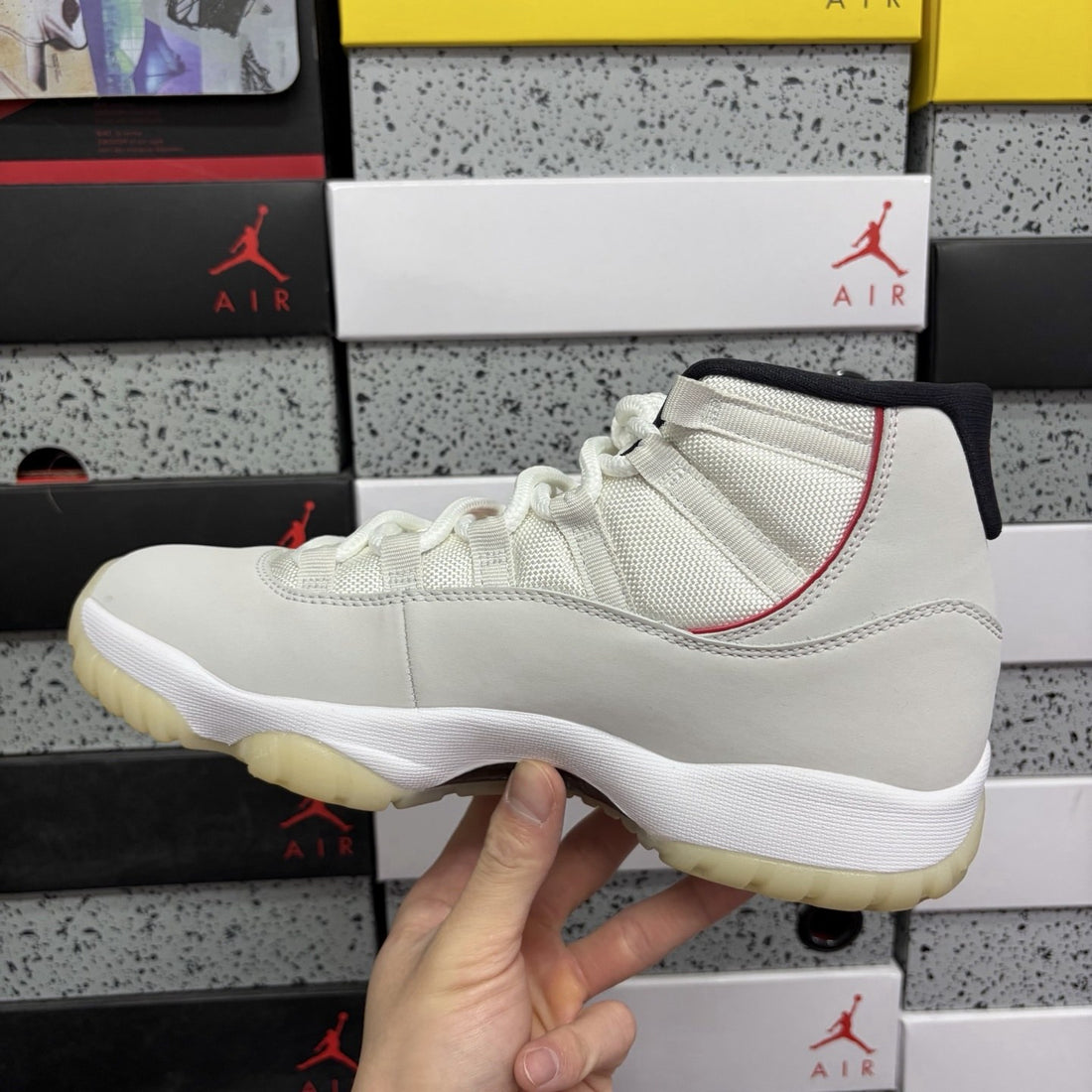 Air Jordan 11 White Gym Red
