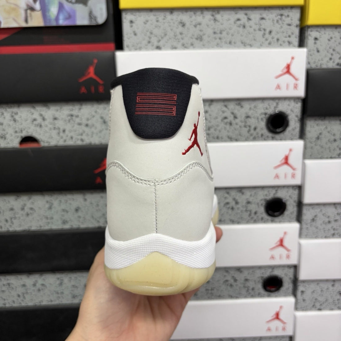Air Jordan 11 White Gym Red