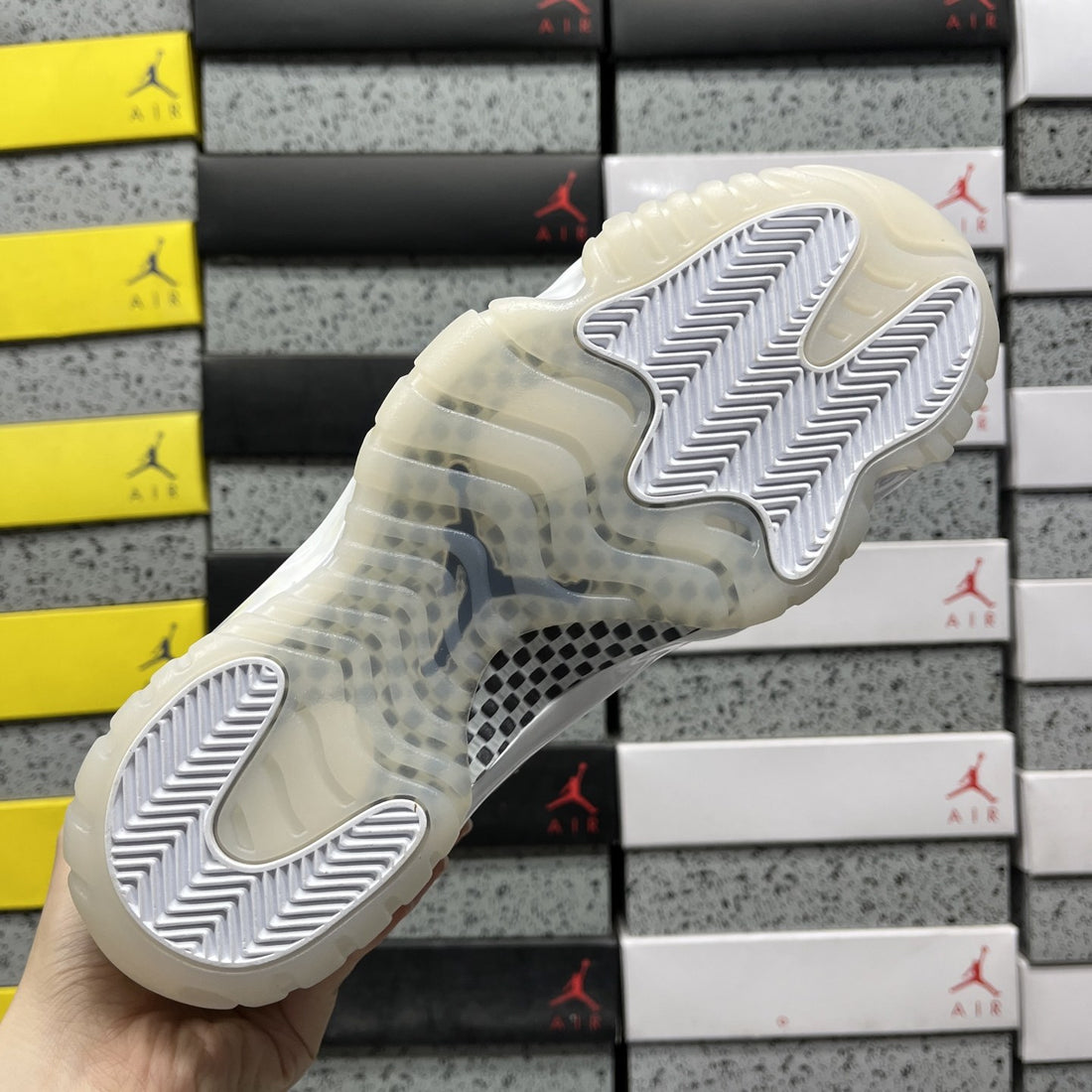 Air Jordan 11 White Patent Mid