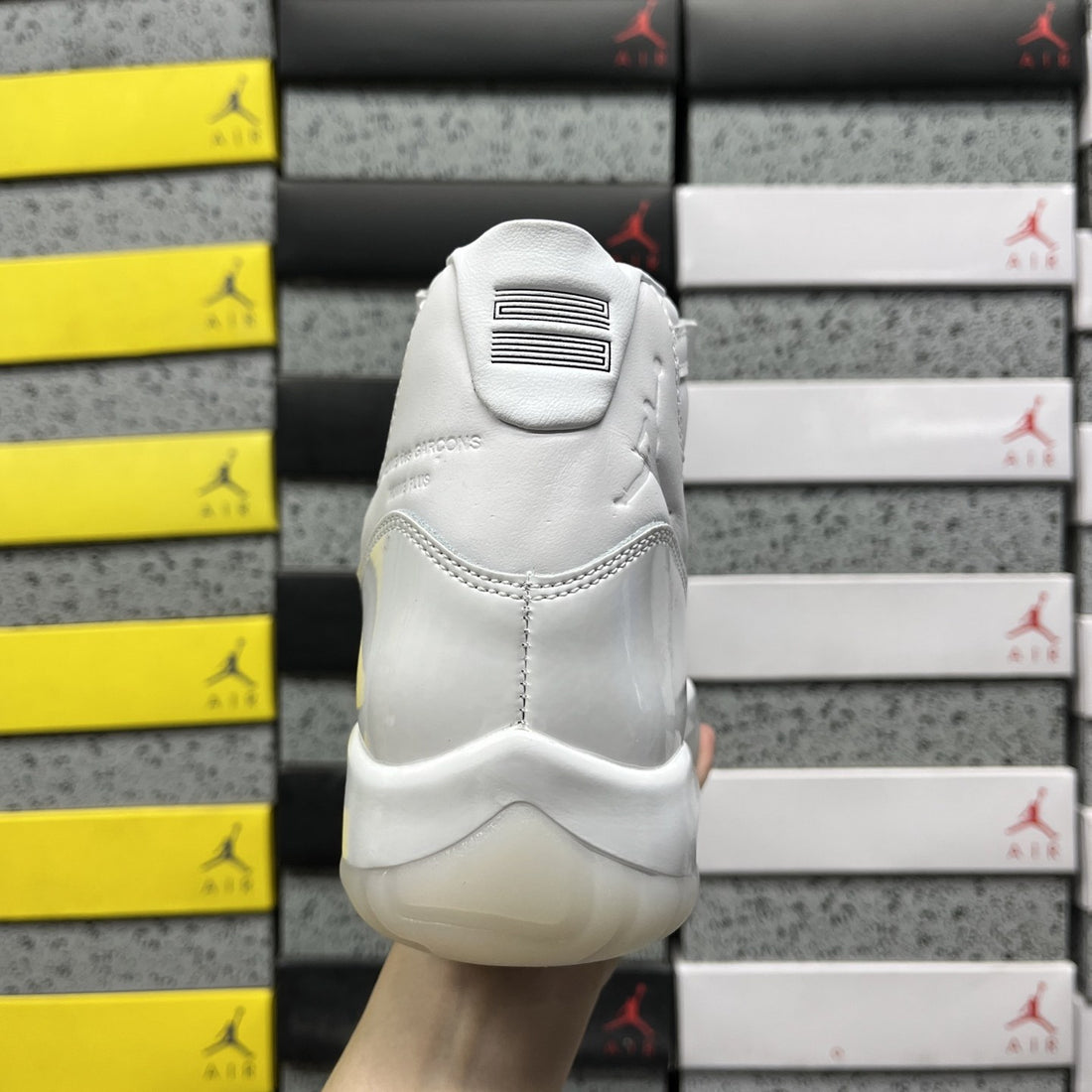 Air Jordan 11 White Patent Mid